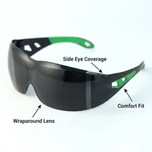 12Pcs Protective Safety Glasses Clear Anti Fog Eyewear Dust Proof Eye Protection for House Cleaning Yard Garden Work