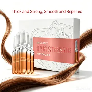 Hair Ampoule Serum, ampollas para el crecimiento del cabello, Hair Regrowth Oil, Repairs and Promotes Hair Growth, Hair Strength Ampoule