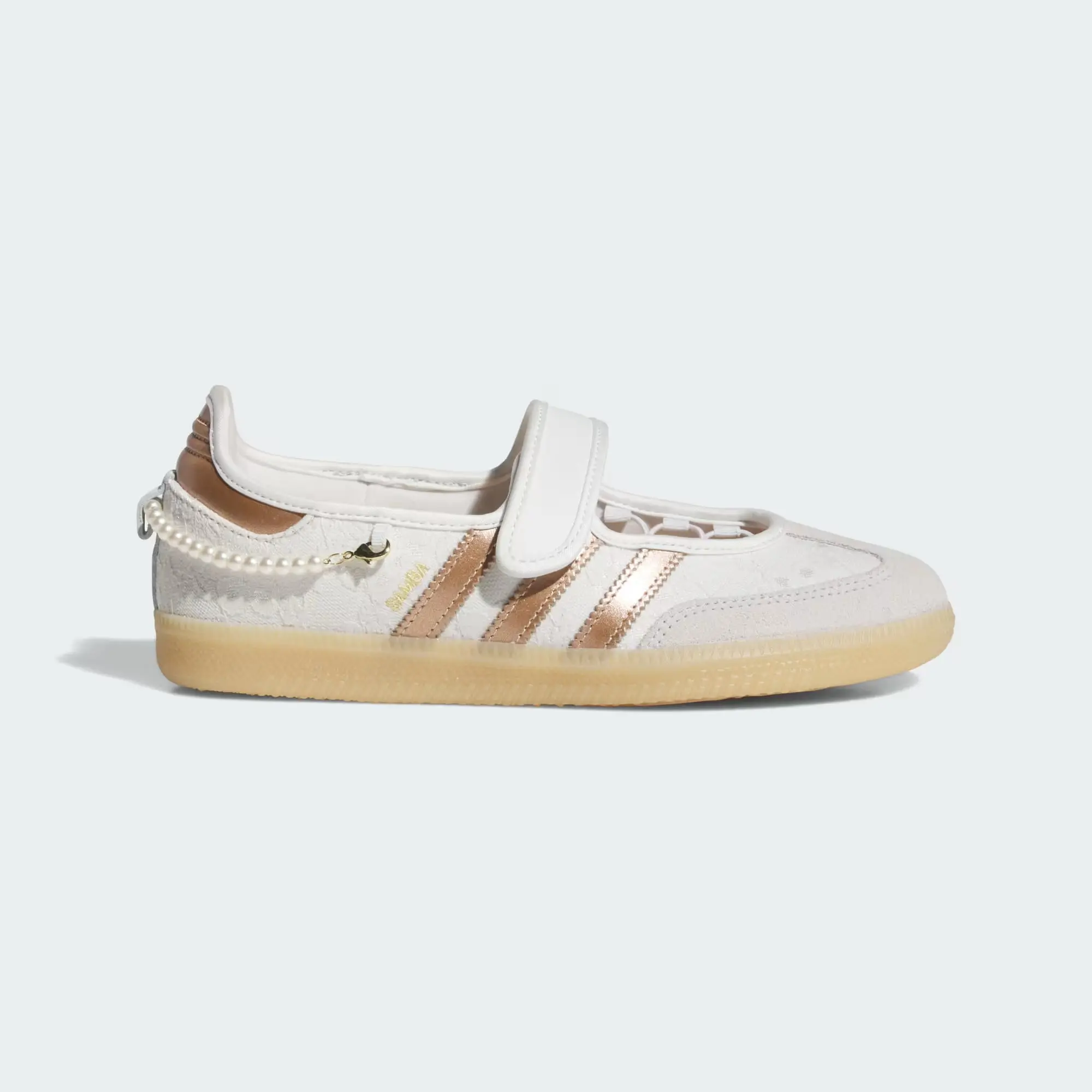 adidas Samba Jane Crystal White Women's Perfect Casual Daily Lifestyle Sneaker Fashion Footwear Gym Walking Shoe Running Sneaker Girl
