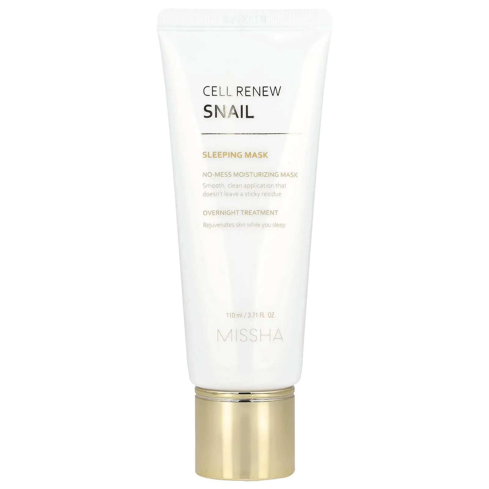 Missha Cell Renew Snail, Sleeping Beauty Mask, 3.71 fl oz (110 ml)