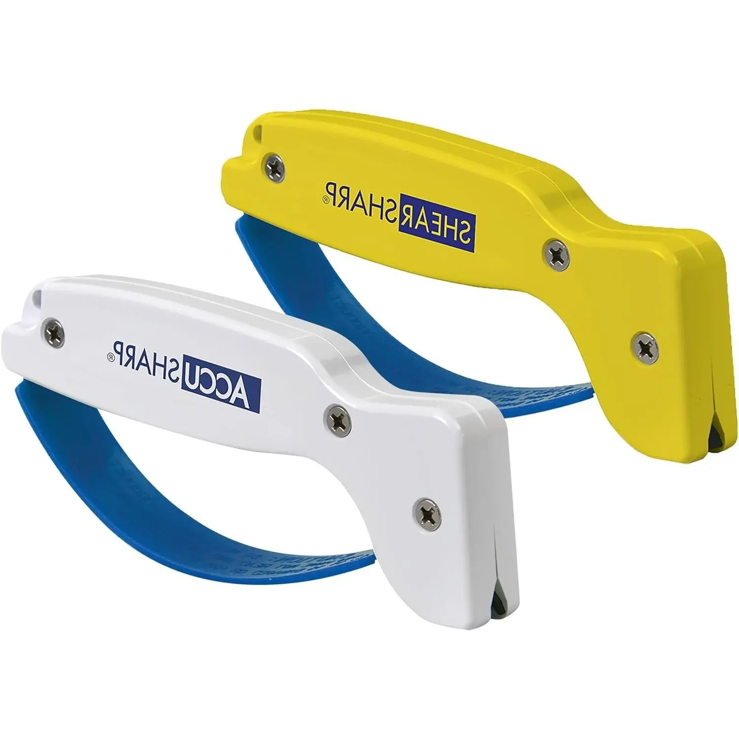 Hand-Held Carbide Blade Sharpener & Scissor Sharpener, Restores and Hones Straight & Serrated Knives, Revives the Edge of General Purpose Scissors