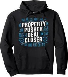Real Estate Agent Property Management Broker Realtor Pullover Hoodie BV