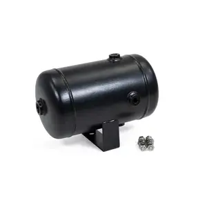 1 Gallon 5 Port Steel Air Tank | Horn Kit Air Tank | Robust Construction, Corrosion Resistant Finish, & Versatile Ports
