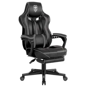 【 Today's flash sale】Vonesse Adult Gaming Chair, High Back Computer Chair, Large Gaming Chair with Foot Pedal and Massage Function, 160° Tilt Gaming Chair 300 lb recliner Office Chair V3009A