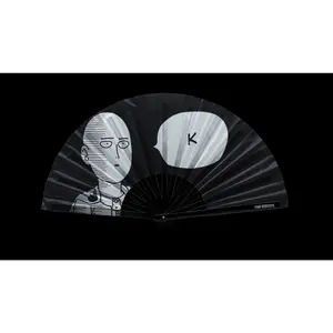 One Punch Fan Folding Fan w/ Red LEDs v2