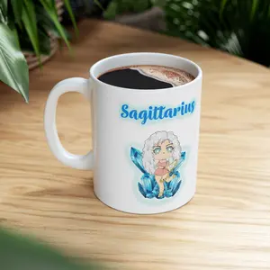 Sagittarius Zodiac Mug - Astrology Gift, Horoscope Cup, Celestial Coffee Mug, Zodiac Lover Present, Star Sign Drinkware