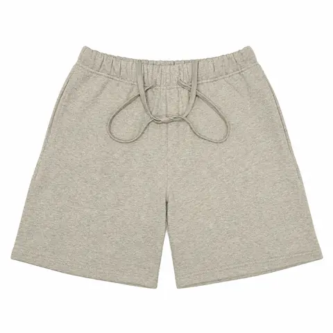 Oversized Stretchy Men's Cotton Blend Essential Shorts - Plain, Casual, Wide Leg, Sk8 Style Clothing with Elastic Fabric, Drawstring, Adjustable Strap, Pocket Design, Soft, Lightweight, Breathable, Athletic Fit for Workout & Lounge