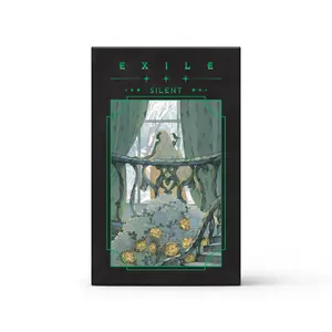 Exile Tarot Silent Version 78 Cards Rider-Waite-Smith System Air-Cushioned Linen Finish Illumination Card Game for Hobbyists