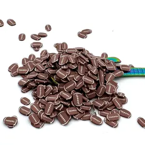 Footballs Polymer Clay Pieces