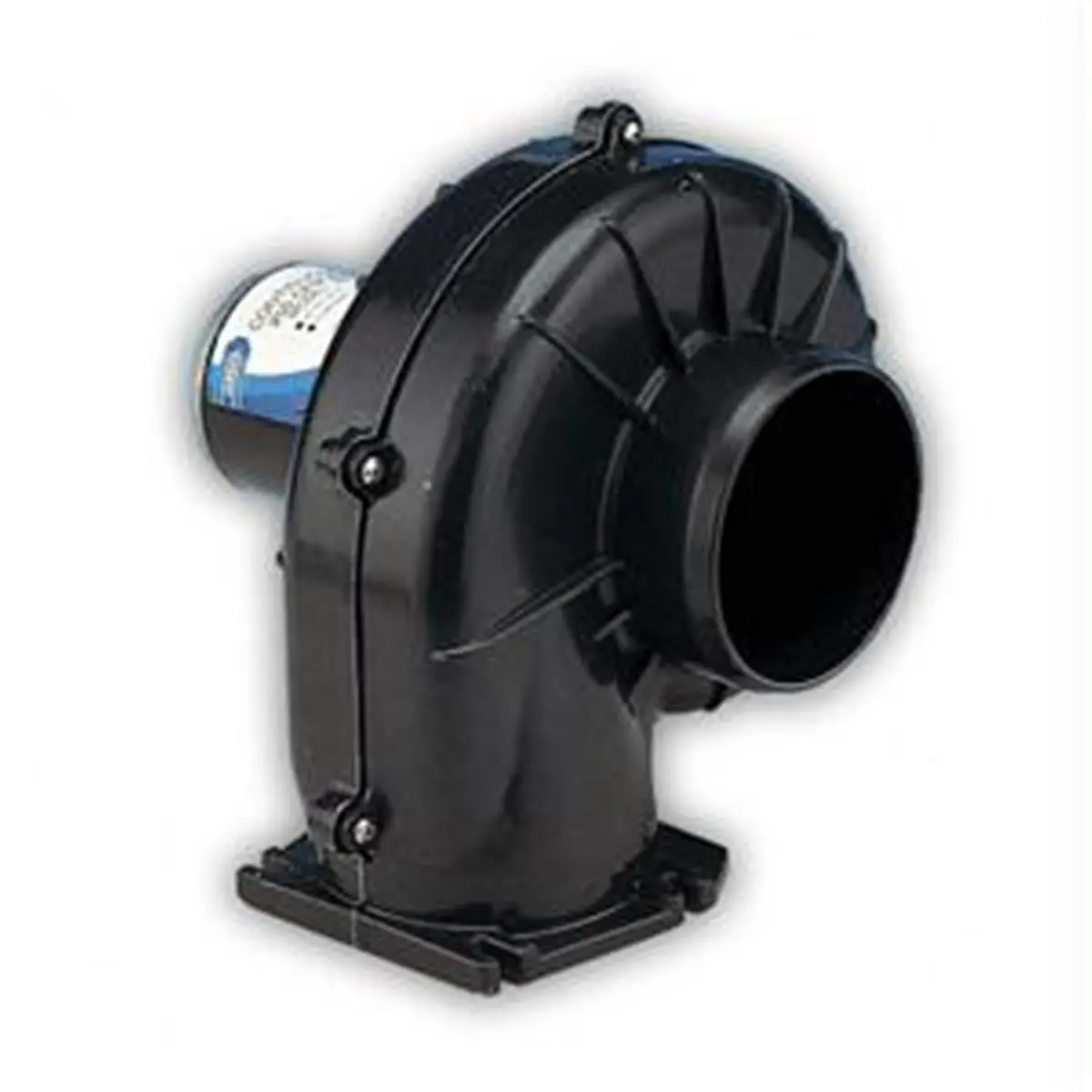 Jabsco 4 250 CFM Flangemount Heavy Duty Centrifugal Design Blower - 12V, Delrin Rotor, Engine Rooms Compatible, Long Motor Life