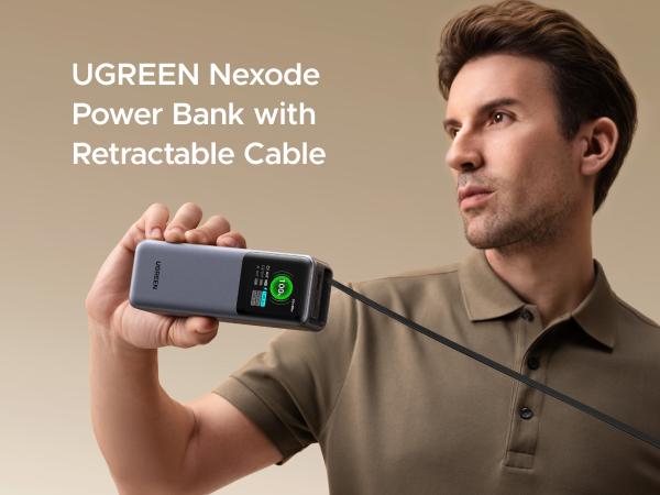 UGREEN Nexode Power Bank 20000mAh 165W with Built-in Retractable USB C Cable Laptop Travel Portable Charger, 100W Input, Fast Charging for MacBook Pro/Air/iPhone 17 16/iPad Pro/Galaxy S25 Ultra/Dell/HP and More TikTokShopBlackFriday ,TikTokShopHolidayHaul UGREEN Nexode Power Bank 20000mAh 165W with Built-in Retractable USB C Cable Laptop Travel Portable Charger, 100W Input, Fast Charging for MacBook Pro/Air/iPhone 17 16/iPad Pro/Galaxy S25 Ultra/Dell/HP and More TikTokShopBlackFriday ,TikTokShopHolidayHaul
