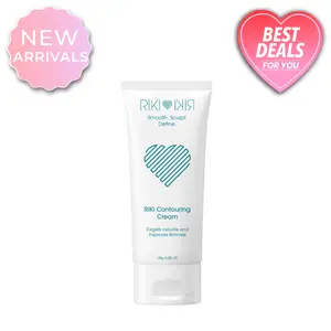 Riki Loves Riki body ONLY Contouring Cream - Hydrating & Firming Formula with Hyaluronic Acid & Collagen for Cellulite Reduction & Smoother Texture & Firmed appearance 120g