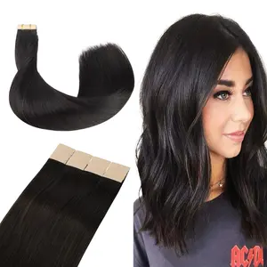 GOOGOO Hair Extensions Tape in Human Hair Natural Straight GOOGOO Hair Extensions Tape in Human Hair Natural Straight