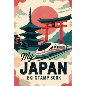 Eki Stamp Book Japan: A Japan Travel Essentials Journal for Stamp Collecting, Train Adventures, and Memorable Stops at Japanese Train Stations