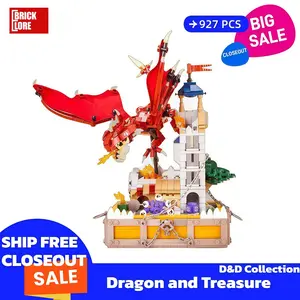 [BrickLORE](SHIP FREE) Dragon and Treasure: Guarding the Witch Tower Movie & Game D&D Collection Closeout Sale