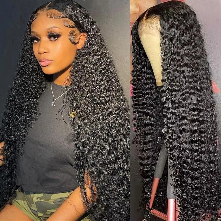 West Kiss Ready Go Glueless Deep Wave 7x4 Closure Wig Human Hair Pre Cut Lace 7x5 Closure Wig Pre Bleached PrePlucked 13x4 Lace Front Wig