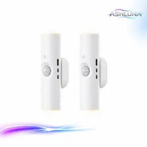 ASHLUNA  2 PCS Motion Sensor LED Night Light 7-Color Gradient Ambient Lighting USB Rechargeable Magnetic LED Wall Lamp for Bedroom Entryway Hallway Desk Stairs #Summervibes