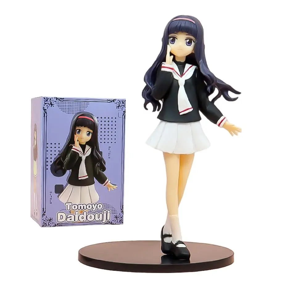 16cm Anime & Manga Card Captor Sakura PVC Material Action Figure - Haruno Sakura, Tomoyo Daidoji Anime Figures Art Toy Collect Decorations for Gifting (In Stock)