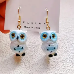 Cute Owl Dangle Earrings