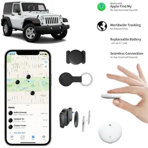 Smart Tag, Air Tracker Luggage Tracker, Works with Apple Find My , Item Locator for Key, Luggage Tags, Backpack, Wallet, IPX6 Waterproof gps anti-lost locator finder Device Monitor real-time anti-lost,device,smart