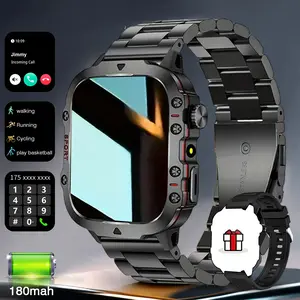 Outdoor LED Smart Watch, Wireless Calling & Support Call Function, Multiple Sports Modes for Outdoor Sports, Sedentary Reminder & Message Push, Information Alerts & Weather Alert