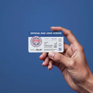 The Official Dad Joke License: The Perfect Gift for Any Dad!