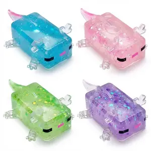 4 Pack Cute Axolotl Squishy Stress Relief Toys, Soft Maltose Feeling Sensory Fidget Pack for Adults & Kids, Slow Rising Axolotl Fidget Toys, Anxiety Relief Birthday Party Gifts