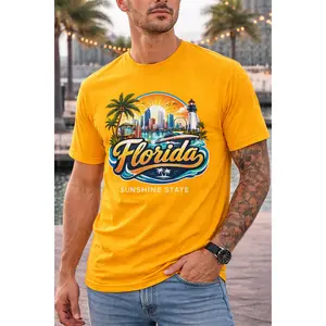 NUFANCY Florida Sunshine State Graphic Tee