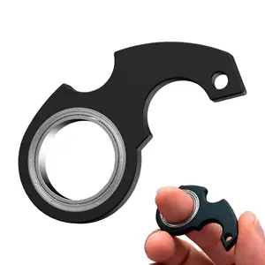 Fidget Spinner Keychain,a portable keyring designed for finger training and decompressing