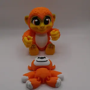 3D Printed Punch Monkey, for Kids, Desktop, Figet
