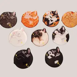 Cute Cat Magnetic Phone Grip – MagSafe Grip Stand for Cat Lovers, Phone Holder, Kindle Grip