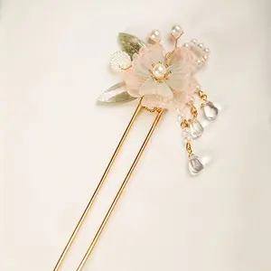 Women's Ancient-Style Leaf Motif Hairpin Headpiece Fashion Accessory (1pc), Female