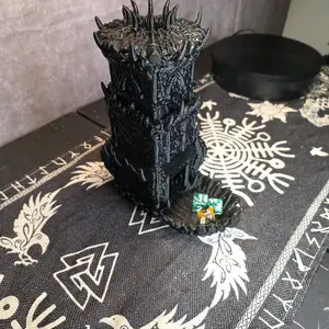 orc Battle Tower Dungeons and Dragons Dice Roller for Roleplaying Games