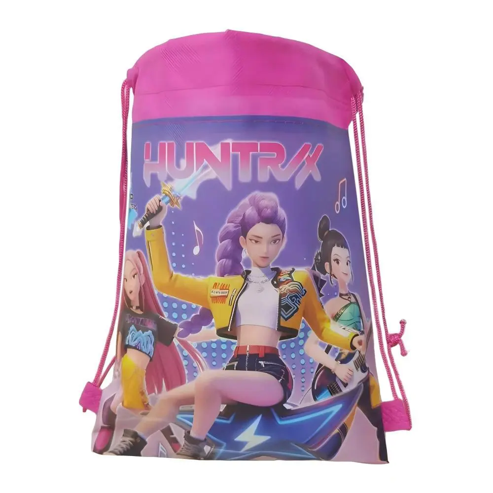 Girl Cartoon Drawstring Pouch, Gym Drawstring Bags, Sports Backpack, Workout Bag, Lightweight Storage Bag, Fun and Practical Accessory