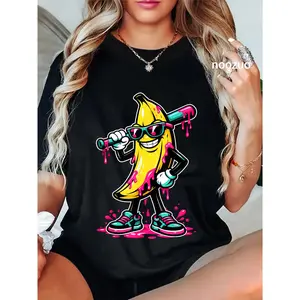 100% Cotton Funny Banana Dripping for Youth Boys Girls Graphic T-Shirt