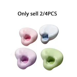 2/4PCS Anxiety Squishies, Fidget Cube Stress Relief, Coconut Oil Stress Ball , Fidget Squishy Toys , Portable Squeeze Vacuum Stress Shapeable Ball Toys , Sand Glutinous Crunchy Stress Ball , Stretchy Fidgety Toy Classroom Prize Adult Kids