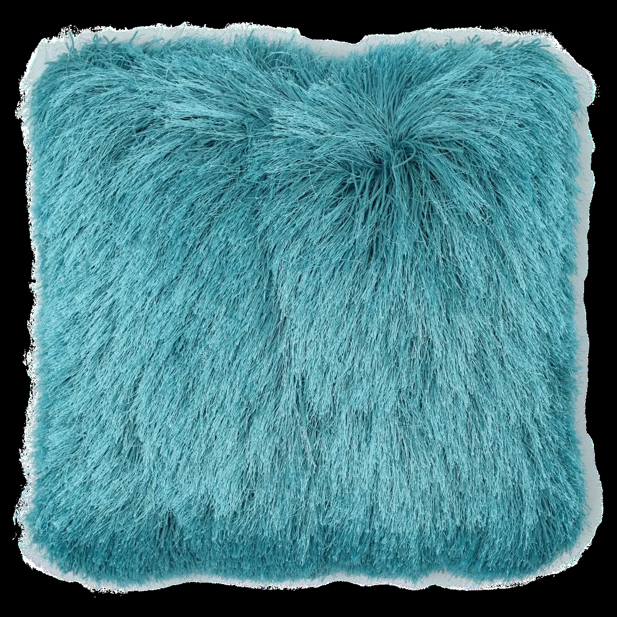 212 MAIN Decorative Pillow, Turquoise, Plush Texture, Shaggy Weave (MILPIL38071818)