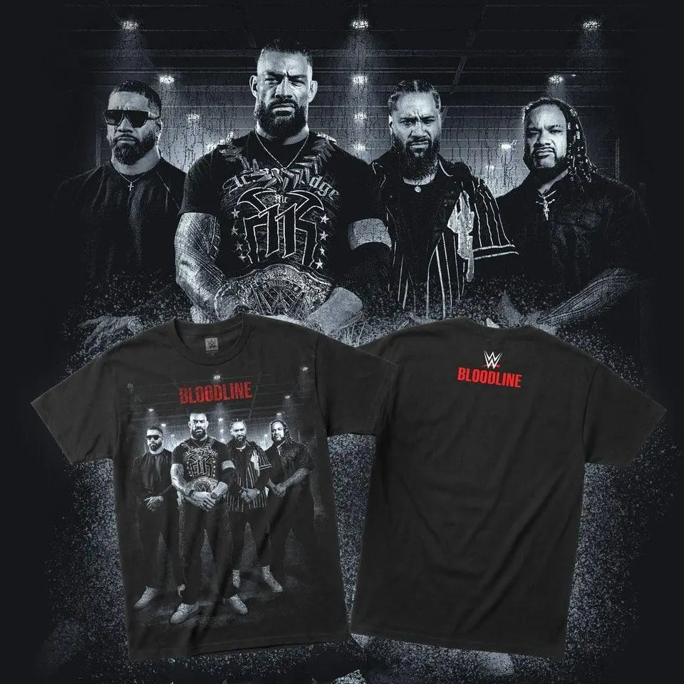 The Bloodline Authentic T-Shirt, WWE Shirt, WWE Merch, Gift For Fans