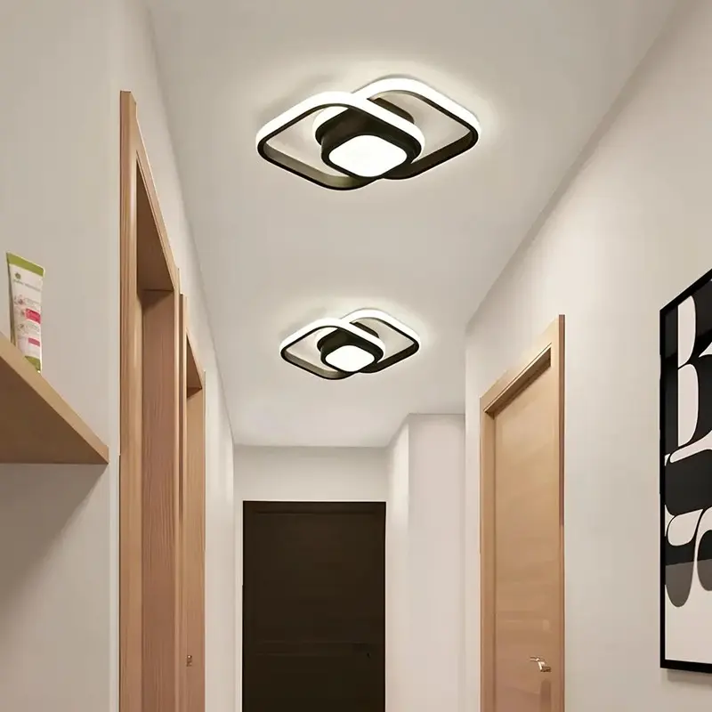 Modern LED Ceiling Light Fixture, Ceiling Led Lights, Dimmable Ceiling Lights, Energy Efficient Lighting Solution for Home & Office Use, Ideal for Corridor, Staircase, Balcony