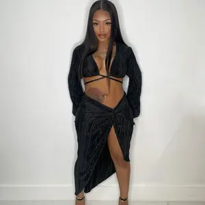 Champagne Mami Maxi Skirt Set
