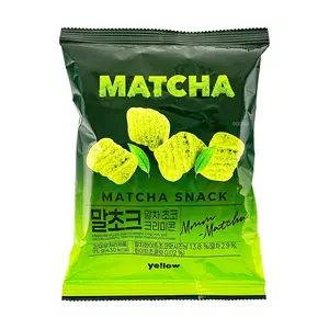 Matcha White Chocolate Corn Crisps 75g - Korean Convenience Store Popular Snack