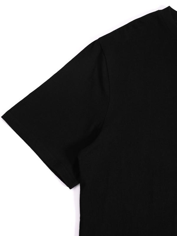 Men's Snowmobile In Heartbeat Line Graphic T-Shirt - 100% Cotton Black Short Sleeve Crew Neck Regular Fit Casual Wear | Soft & Breathable Fabric, Durable Print, Everyday Comfort, Machine Washable, casual outdoor