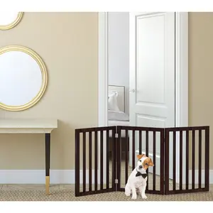 Petmaker Pet Gate 3-Panel 55" Indoor Foldable Fence