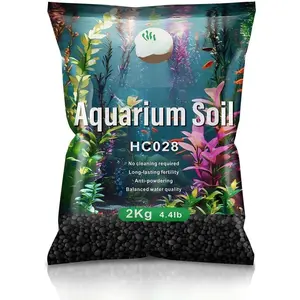 Upgraded Aquarium Soil Water Grass Mud, Ideal for Fish  Aquascaping Aquarium Substrate Soil for  and Shrimps, No Need to Wash (4.4 Pounds)
