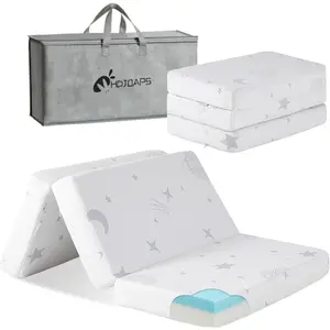 Pack and Play Mattress for Baby Toddlers with Carry Bag and Washable Cover