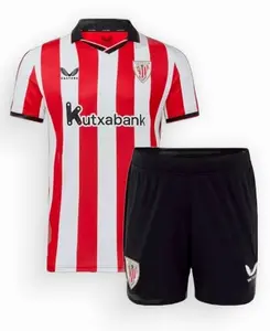 Athletic Bilbao 2025/26 Home and Away Full Set Soccer Kit, Premium Fabric Match Style Set W