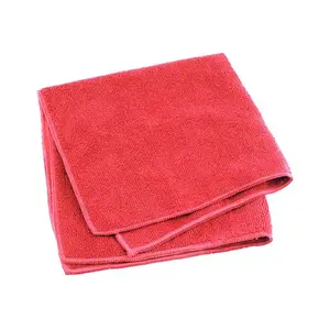 Classic Economy Microfiber Towel 16x16"- Red
