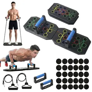 【Upgraded】Push Up Board, Push-up Board Training Set, Home Gym Strength Training Equipment, Chest Abs Shoulder Targeting Workout Machine, Portable Push Up Bar, Men Women Fitness, Upper Body Strength, Strength Exercise Equipment, Full Body Workout Station