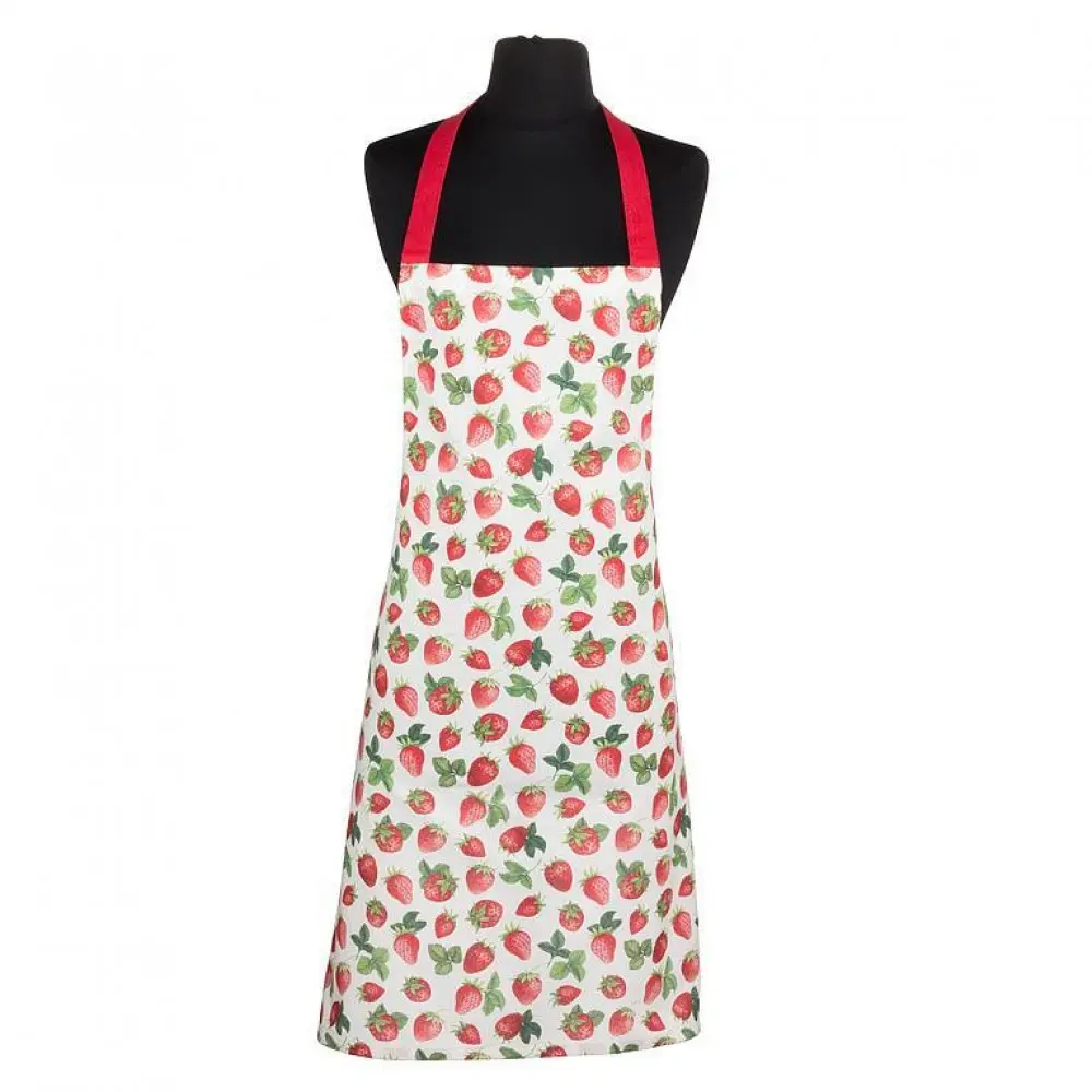 MDR Trading AB-56-AP-BERRYFARM 31 in. Strawberries Apron, Red & Green