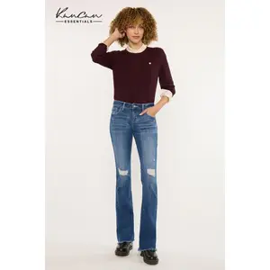 KANCAN - Mia Essentials Women's Denim Low Rise Baby Bootcut
